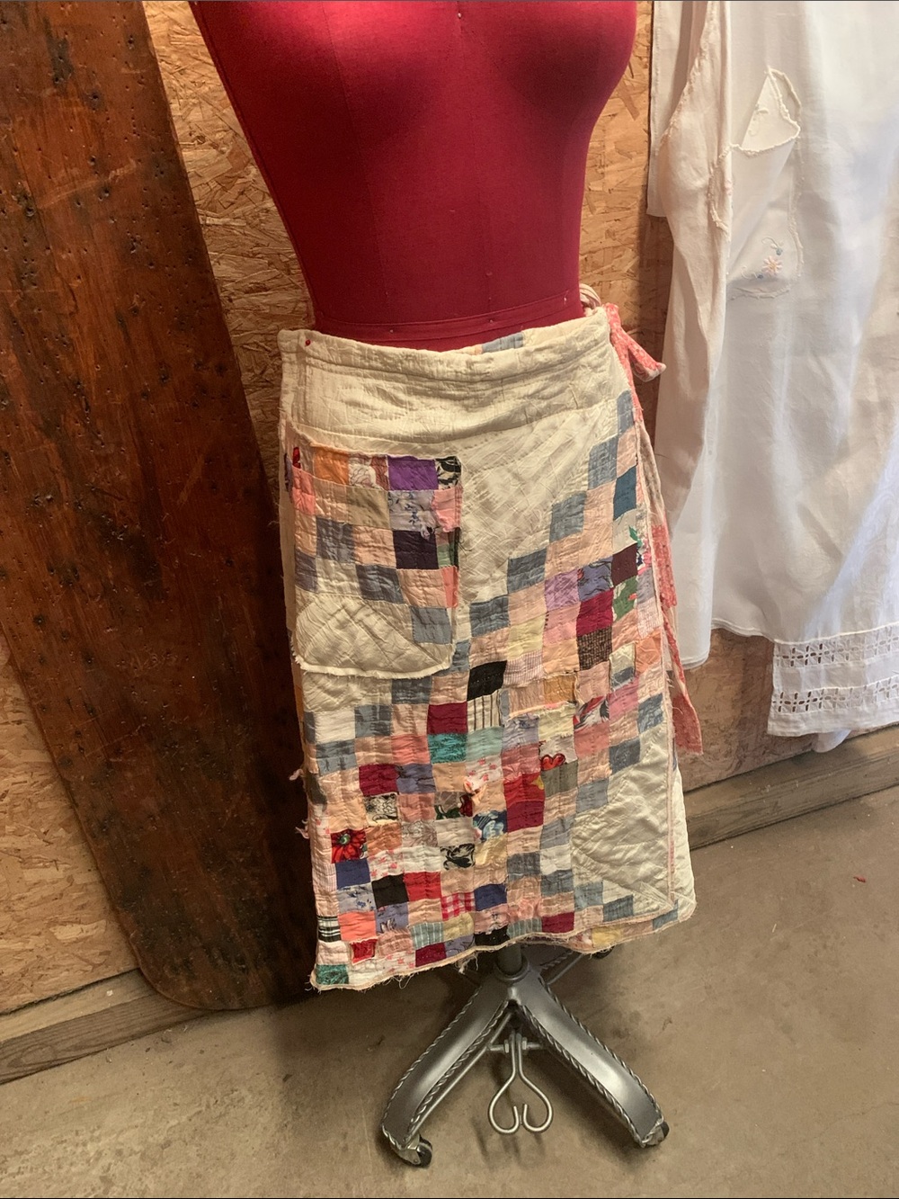 Quilt top wrap skirt